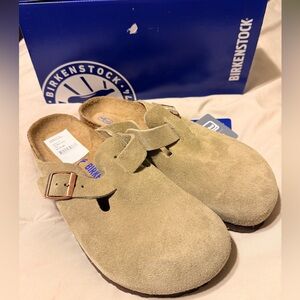 Birkenstock Taupe Boston clogs sz 9